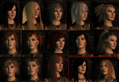 Dragon Age Origins Hair